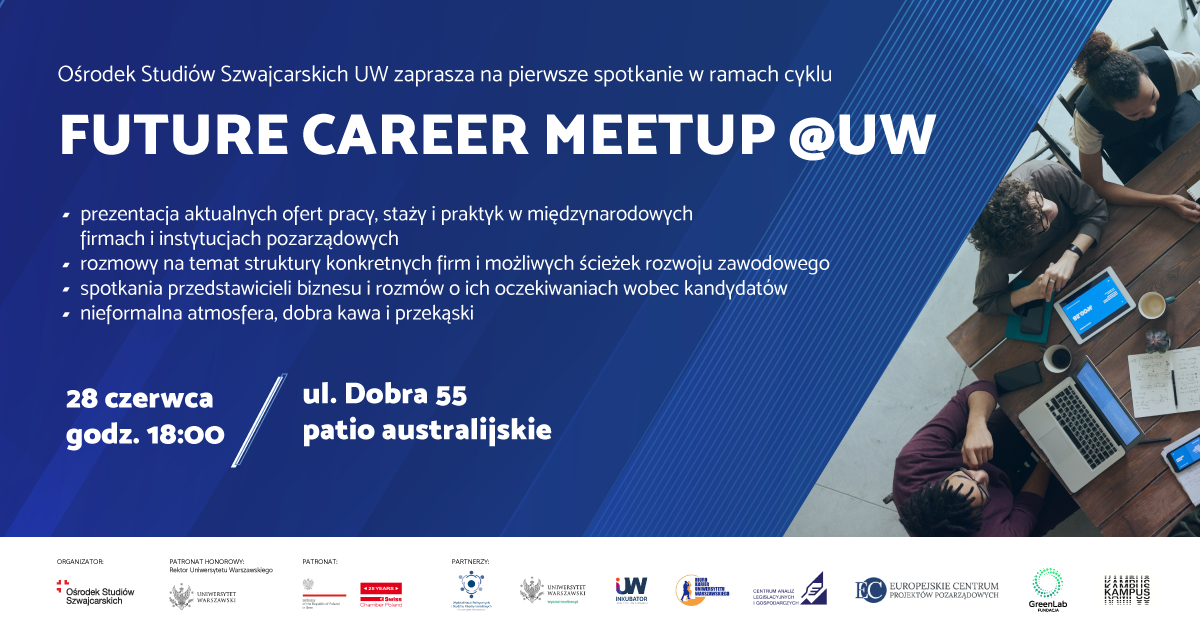 Zapraszamy na FUTURE CAREER MEETUP & UW